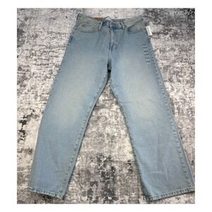 PacSun Baggy Jeans Mens 36x32 Light Blue Wide Leg Skater 100% Cotton Denim NWT
